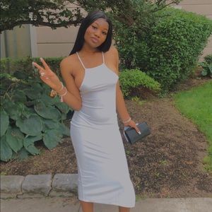 This is a white long dress